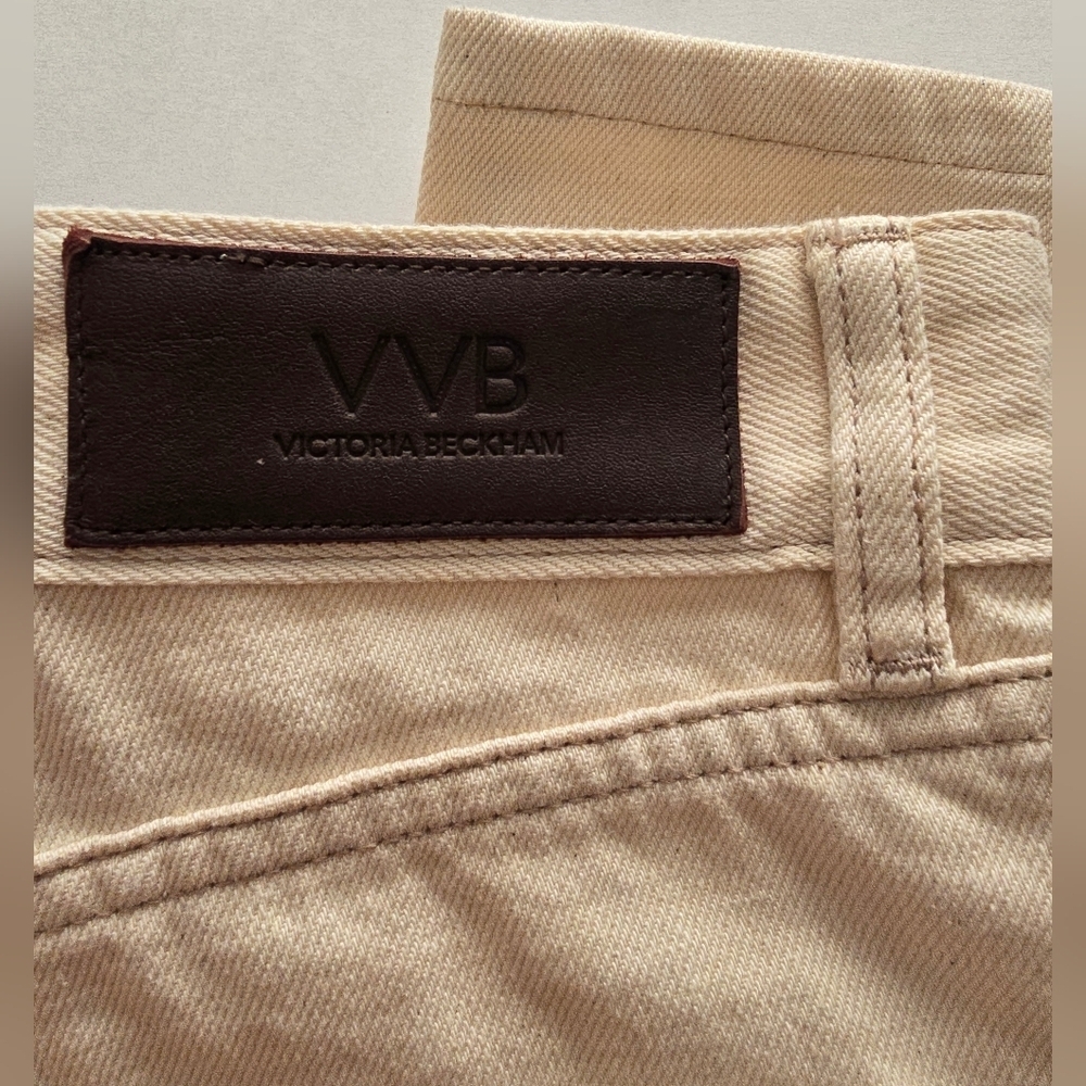 Victoria Beckham Off White Jeans Size 27 - Picture 3 of 16